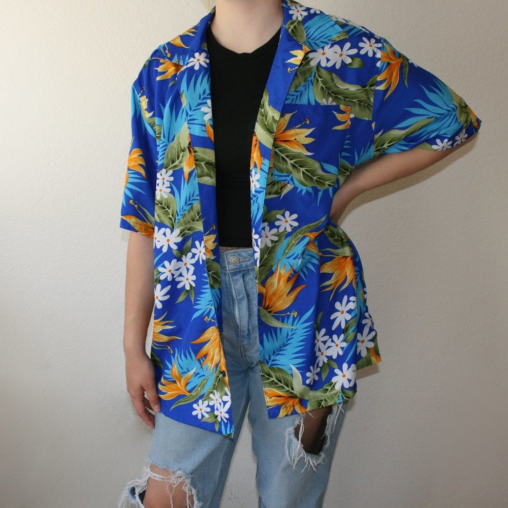 Pacific & Co Hawaiian Button Down - Size S